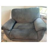 50'x48'x35' Dark Gray Plush Overstuffed Fabric