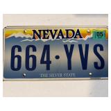 2005 Nevada Authentic Passenger Vehicle License