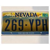 2001 Nevada Vehicle License Plate