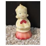 1950s Gurley Christmas Caroler Girl Candle