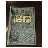 Antique 1881 Hardcover Book 'Practical Life'