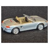 Silver Hot Wheels Porsche Boxster Diecast Car