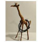 9'  Handcrafted African Giraffe figure Made from