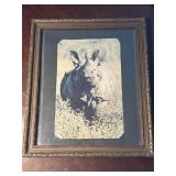 11.5ï¿½x 14ï¿½ Framed Vintage Style print of a
