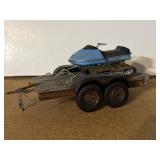 Custom Model Snowmobile on Trailer