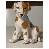 VTG 6.5' Hand Painted Ceramic Jack Russell