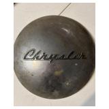 1940s 11' Chrysler Script Center Hubcap