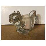 VTG 3.5' Avon Cear Crystal Glass Squirrel Tea