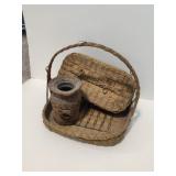 Set of (3) Hand-woven Natural Fiber Baskets