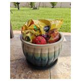 Ceramic Planter with Fertilizer