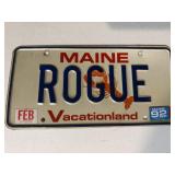 1992 Maine License Plate