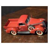 Red 1937 Studebaker Coupe Express Pickup Diecast