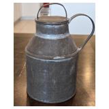 Early 1940s 8' Metal Milk Can