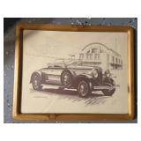 1931 15' x 12' Framed Print Studebaker President