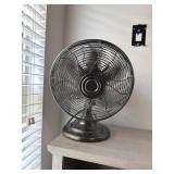 Vintage Style Metal Desktop Fan, 3-Speed