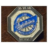 35-year Member Enamel Lapel Pin for the Studebaker