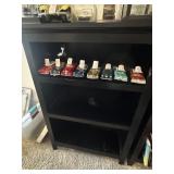 30.5' x 13' 47.5' 3 Tiered Black Wooden Bookcase