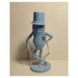 Mr Peanut Plastic Coin Bank w/ Swizzle Stick