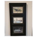 10'ï¿½20' Frame w/3 Photos of Old Cars