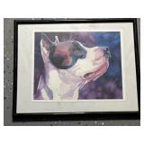 11ï¿½x14 Signed Framed watercolor portrait of a Pit