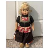 17' Mid 20th Century Composition Dutch Girl