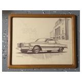 1978 15.5' x 12.5' Pencil Illiustration by Curt