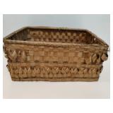 Large Rectangular Hand Woven Basket