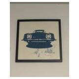 1963 Studebaker Avanti framed wall art