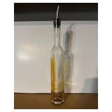 15' Glass Bottle w/ Stainless Steel Pourer Spout