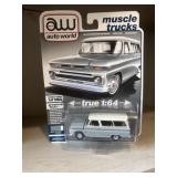 NIB Auto World Muscle Trucks 1/64 Scale Die-cast