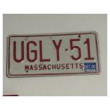 1980 Massachusetts passenger license plate with