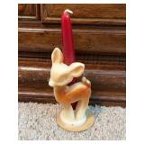 Gurley Deer Christmas Candle