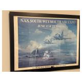 26ï¿½x 19ï¿½ Framed VTG Poster from the N.A.S. South
