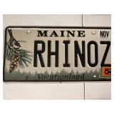 2004 Authentic Maine Passenger Car License Plate