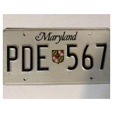 VTG Maryland Passenger License Plate