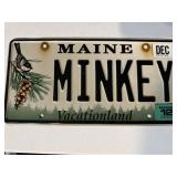 2012 Authentic Maine Passenger Car License Plate