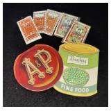 1960s Paper Sewing Needle Holders & Needles