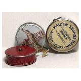 Celluloid and Metal Advertising Tape
