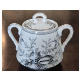 1876 Sugar Bowl w/Nantasket Clovelly Pattern