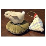 (2) Handmade Stuffed Fabric Animals