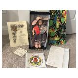Authentic 14' Lenci  Felt Doll, Handcrafted in