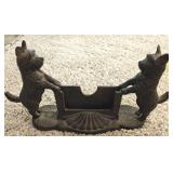 Cast Iron Scottish Terrier Business Card Holder