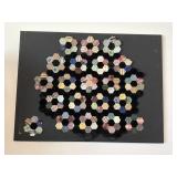 Hexagon Quilt Pattern Frame