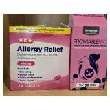 (1) Box Proviable Supplement + Box of Allergy