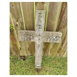 Heavy Concrete Cross 21x34