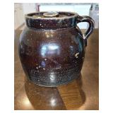 1940s Stonewear Bean Pot