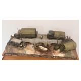Handcrafted Military Scale Model Diorama