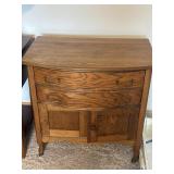 29'x18.5'x28.5' Antique Victorian Quartersawn Oak