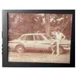 11'x9' Vintage Sepia Toned image of a person