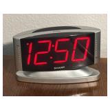 Sharp LED Digital Alarm Clock with Swivel Base